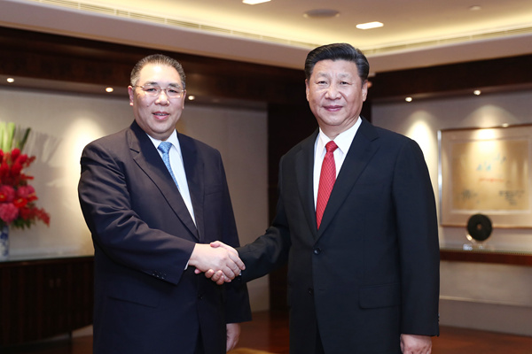 習(xí)近平會(huì)見崔世安