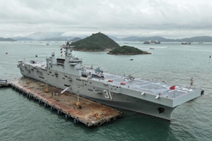 海軍艦艇編隊(duì)抵達(dá)香港